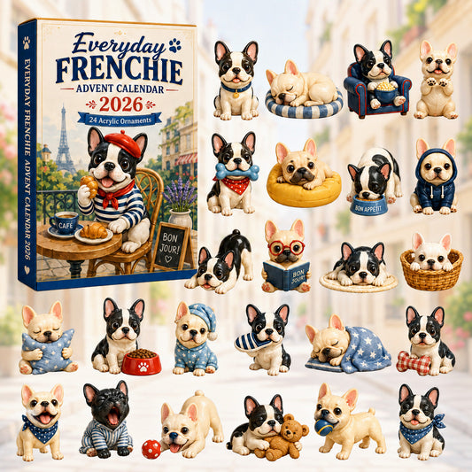 Everyday Frenchie Advent Calendar 2026 - 24-Day Festive Countdown