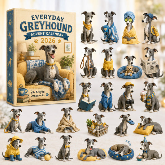 Everyday Greyhound Advent Calendar 2026 - 24-Day Festive Countdown