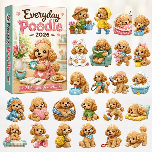 Everyday Poodle Advent Calendar 2026 - 24-Day Festive Countdown