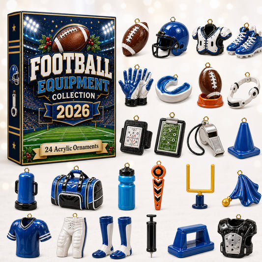 Football Blue Team Advent Calendar 2026 - 24-Day Festive Countdown