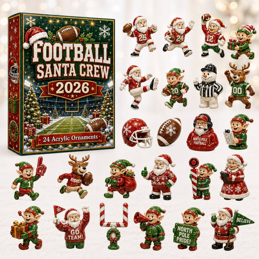 Football Santa Crew Advent Calendar 2026 - 24-Day Festive Countdown