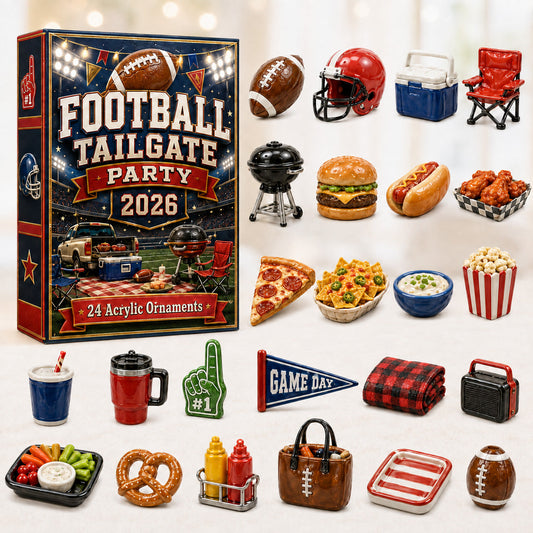 Football Tailgate Party Advent Calendar 2026 - 24-Day Festive Countdown