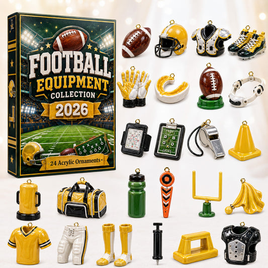 Football Yellow Team Advent Calendar 2026 - 24-Day Festive Countdown