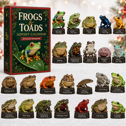 Frogs & Toads Advent Calendar 2026 - 24-Day Festive Countdown