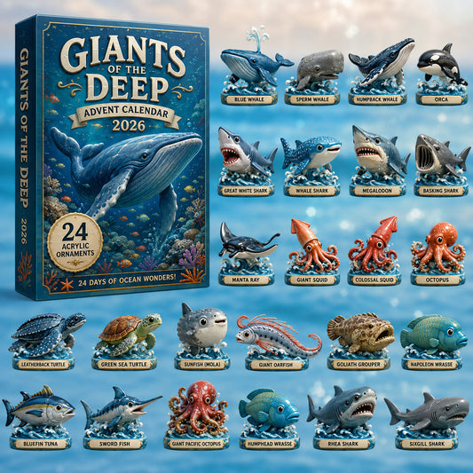 Giants Of The Deep Advent Calendar 2026 - 24-Day Festive Countdown