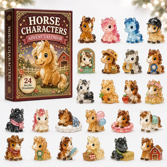 Horse Friends Advent Calendar 2026 - 24-Day Festive Countdown