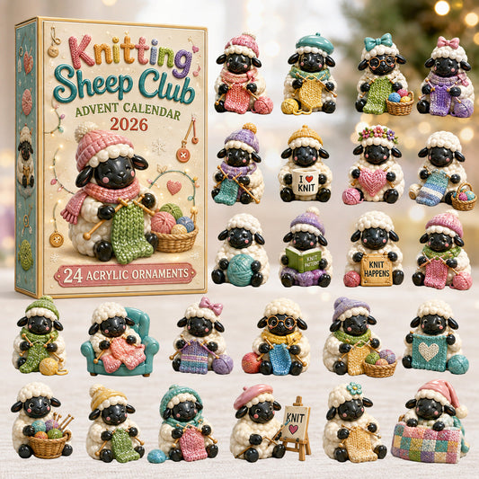 Knitting Sheep Club Advent Calendar 2026 - 24-Day Festive Countdown
