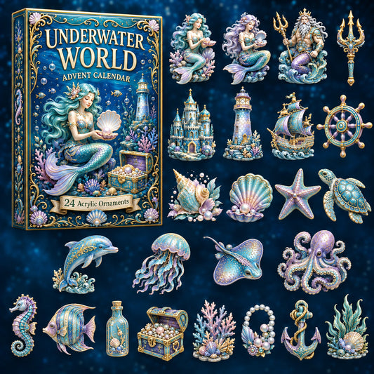 Mystic Underwater World Advent Calendar 2026 - 24-Day Festive Countdown