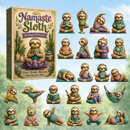 Namaste Sloth Advent Calendar 2026 - 24-Day Festive Countdown