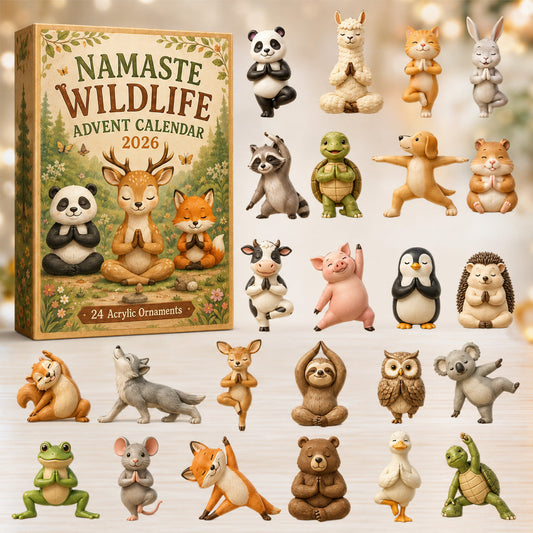 Namaste Wildlife Advent Calendar 2026 - 24-Day Festive Countdown