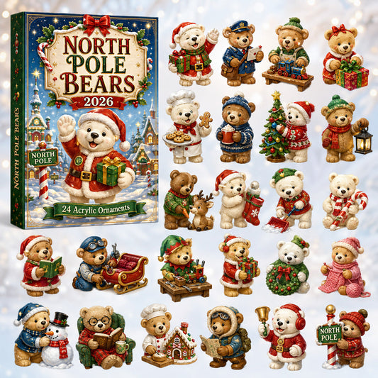 North Pole Bears Advent Calendar 2026 - 24-Day Festive Countdown