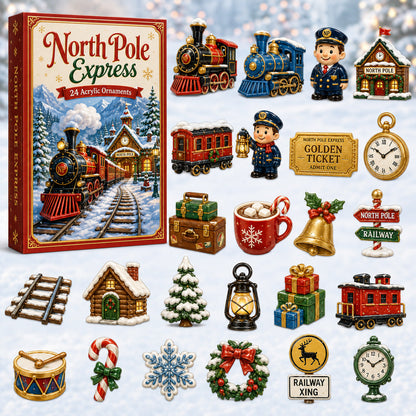 North Pole Express Advent Calendar 2026 - 24-Day Festive Countdown