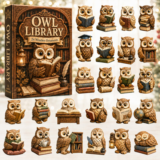 Owl Library Advent Calendar 2026 - 24-Day Festive Countdown