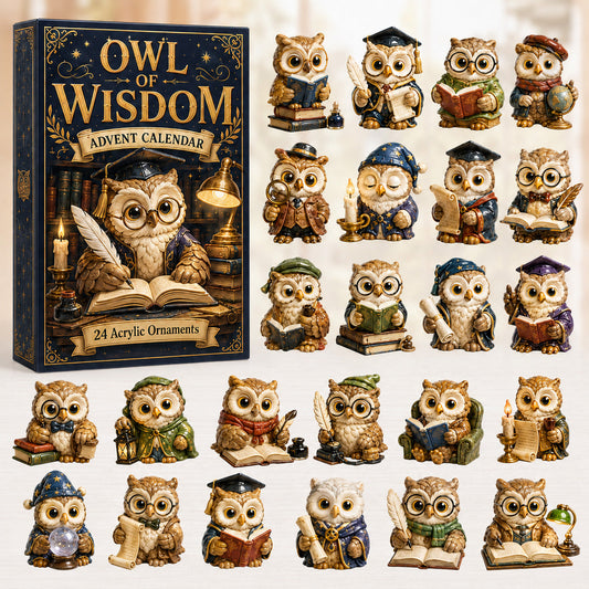Owl Of Wisdom Advent Calendar 2026 - 24-Day Festive Countdown