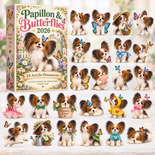 Papillon & Butterflies Advent Calendar 2026 - 24-Day Festive Countdown