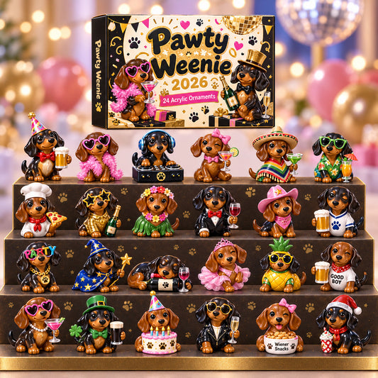 Pawty Weenie Advent Calendar 2026 - 24-Day Festive Countdown
