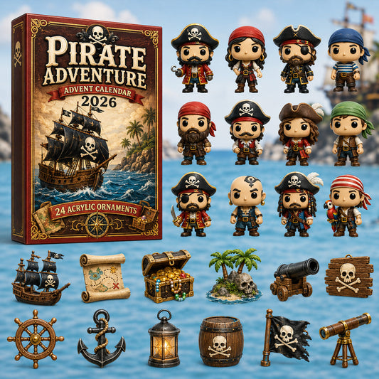 Pirate Adventure Advent Calendar 2026 - 24-Day Festive Countdown