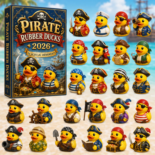 Pirate Rubber Ducks Advent Calendar 2026 - 24-Day Festive Countdown