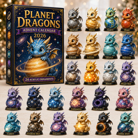 Planet Dragons Advent Calendar 2026 - 24-Day Festive Countdown