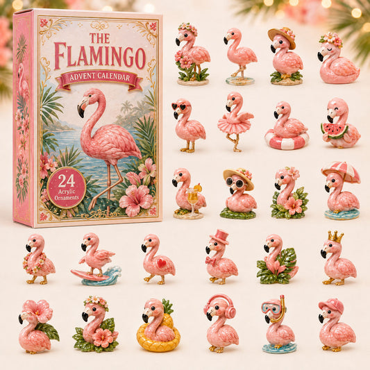 Pretty Flamingo Advent Calendar 2026 - 24-Day Festive Countdown