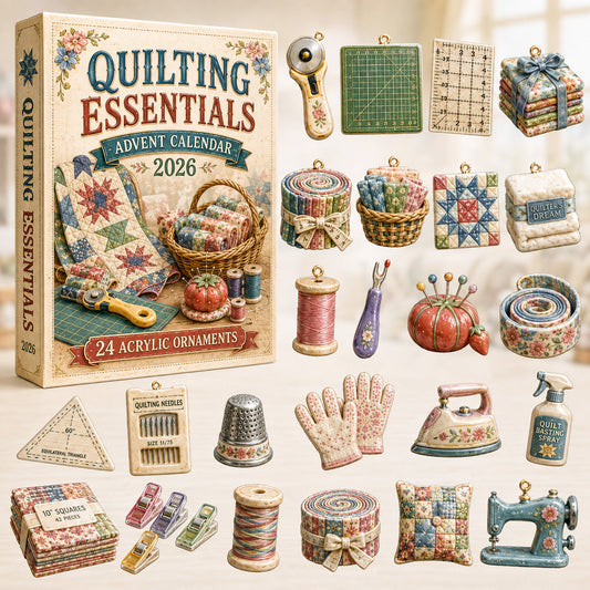 Quilting Essentials Advent Calendar 2026 - 24-Day Festive Countdown