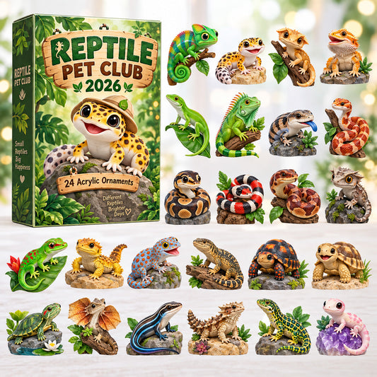 Reptile Pet Club Advent Calendar 2026 - 24-Day Festive Countdown