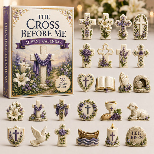 Sacred Cross Advent Calendar 2026 - 24-Day Festive Countdown