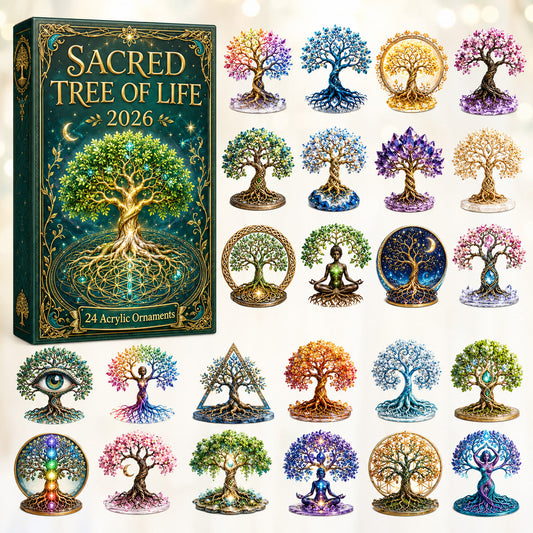 Sacred Tree Of Life Advent Calendar 2026 - 24-Day Festive Countdown