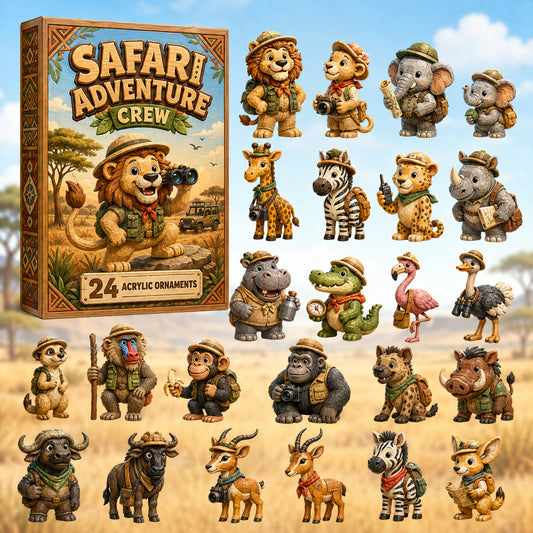 Safari Adventure Crew Advent Calendar 2026 - 24-Day Festive Countdown