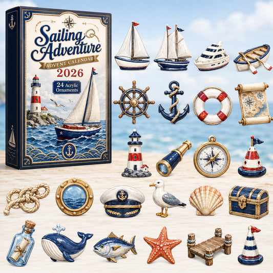 Sailing Adventure Advent Calendar 2026 - 24-Day Festive Countdown
