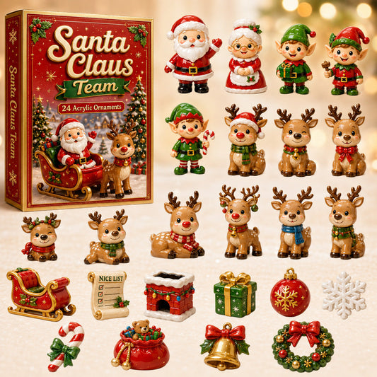 Santa Claus Team Advent Calendar 2026 - 24-Day Festive Countdown