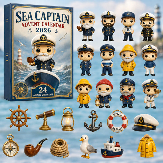 Sea Captain Advent Calendar 2026 - 24-Day Festive Countdown