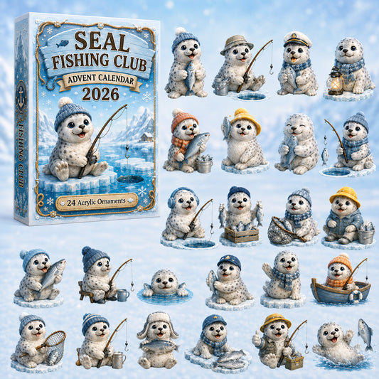 Seal Fishing Club Advent Calendar 2026 - 24-Day Festive Countdown