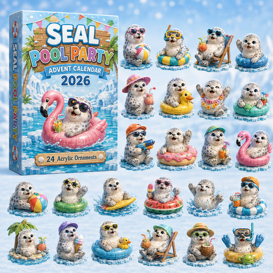 Seal Pool Party Advent Calendar 2026 - 24-Day Festive Countdown
