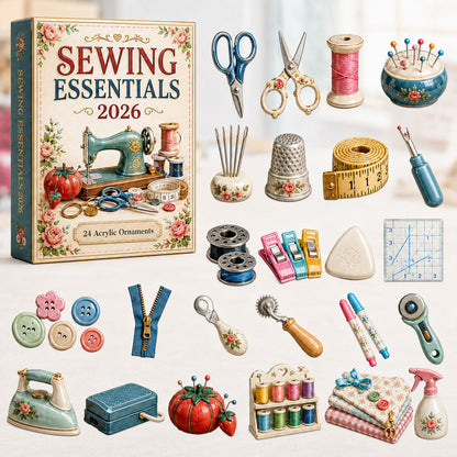 Sewing Essentials Advent Calendar 2026 - 24-Day Festive Countdown