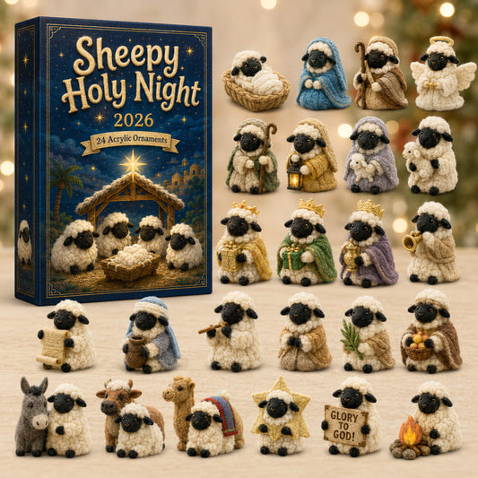 Sheepy Holy Night Advent Calendar 2026 - 24-Day Festive Countdown