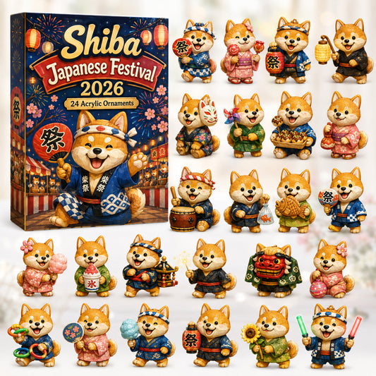 Shiba Japanese Festival Advent Calendar 2026 - 24-Day Festive Countdown