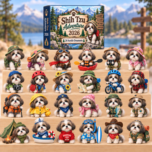 Shih Tzu Adventure Advent Calendar 2026 - 24-Day Festive Countdown