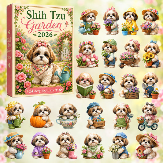 Shih Tzu Garden Advent Calendar 2026 - 24-Day Festive Countdown