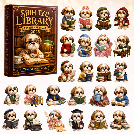 Shih Tzu Library Advent Calendar 2026 - 24-Day Festive Countdown