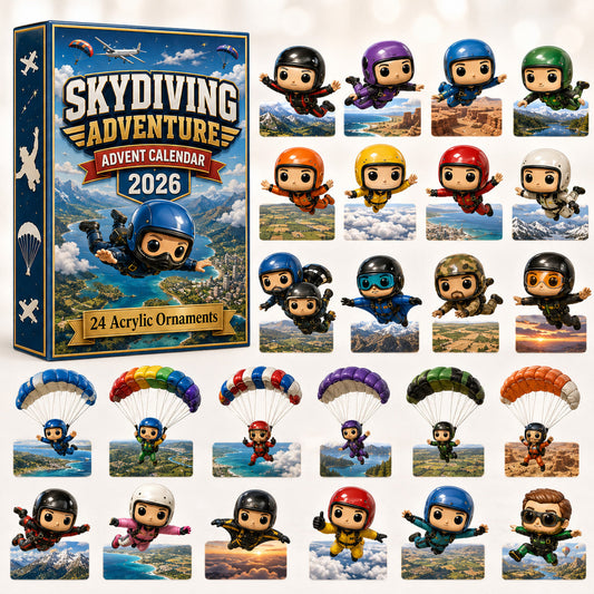 Skydiving Adventure Advent Calendar 2026 - 24-Day Festive Countdown