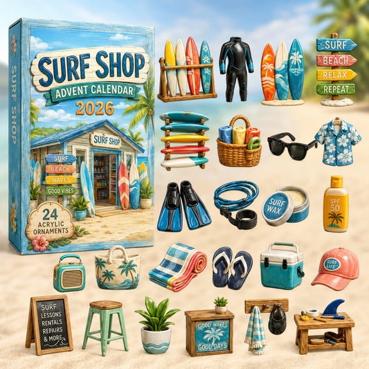 Surf Shop Advent Calendar 2026 - 24-Day Festive Countdown