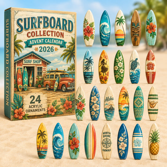 Surfboard Collection Advent Calendar 2026 - 24-Day Festive Countdown