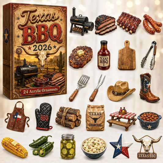Texas BBQ Advent Calendar 2026 - 24-Day Festive Countdown