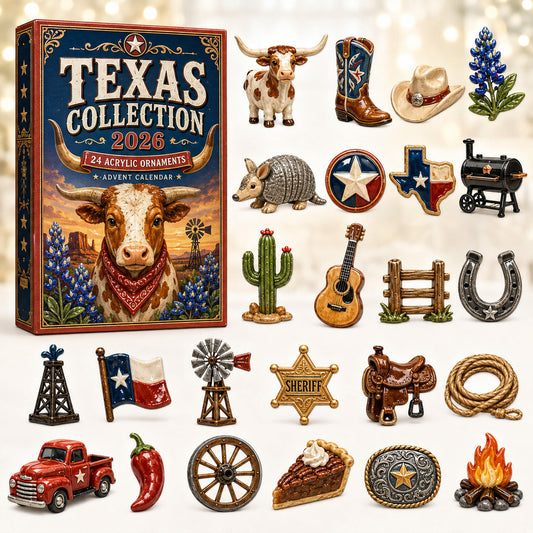 Texas Collection Advent Calendar 2026 - 24-Day Festive Countdown