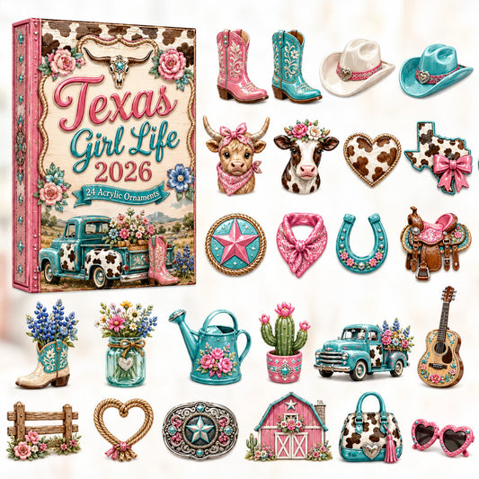 Texas Girl Life Advent Calendar 2026 - 24-Day Festive Countdown