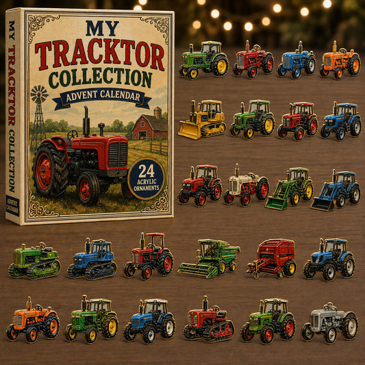 Tractor Collection Advent Calendar 2026 - 24-Day Festive Countdown