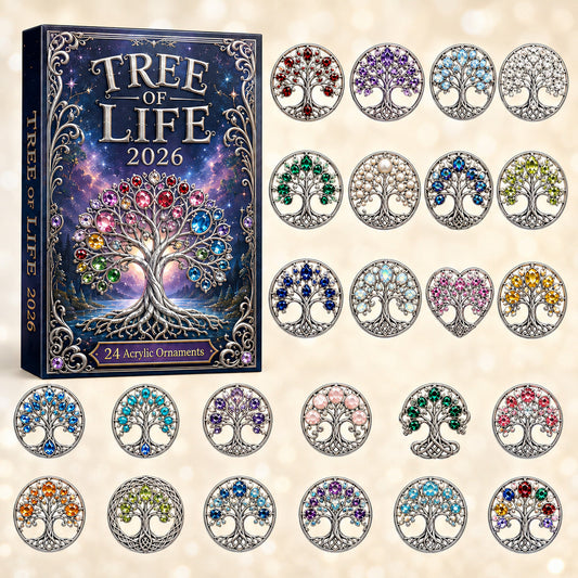 Tree Of Life & Stones Advent Calendar 2026 - 24-Day Festive Countdown