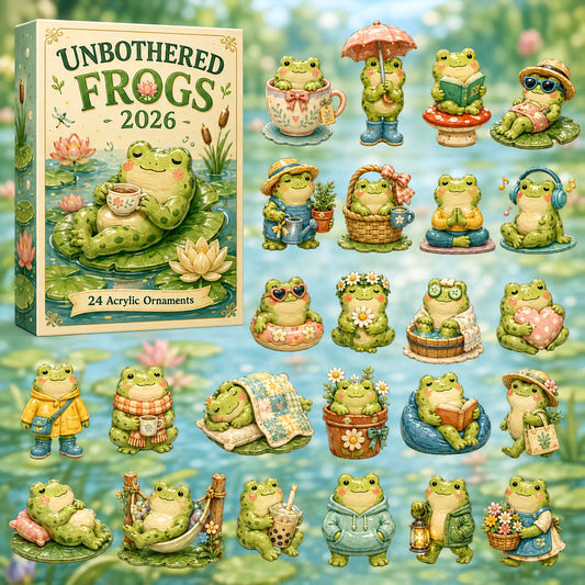 Unbothered Frogs Advent Calendar 2026 - 24-Day Festive Countdown