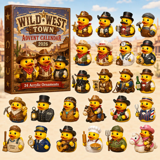 West Town Rubber Duck Advent Calendar 2026 - 24-Day Festive Countdown
